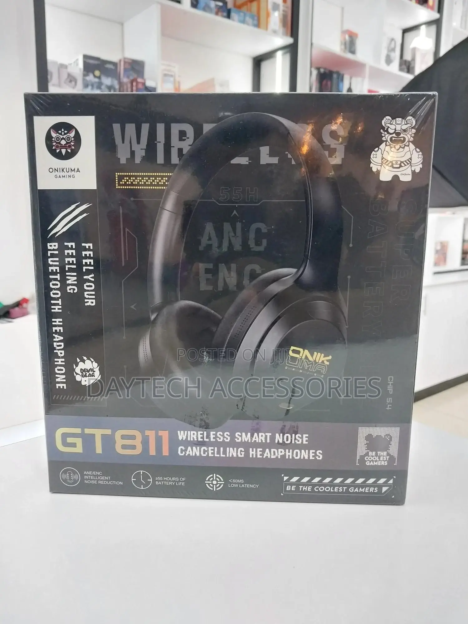 Onikuma Gt811 Wireles Gaming Headset With Noise Cancellation