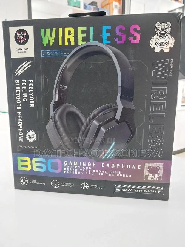 Onikuma B60 Gaming Headset With Led Light Foldable Headset