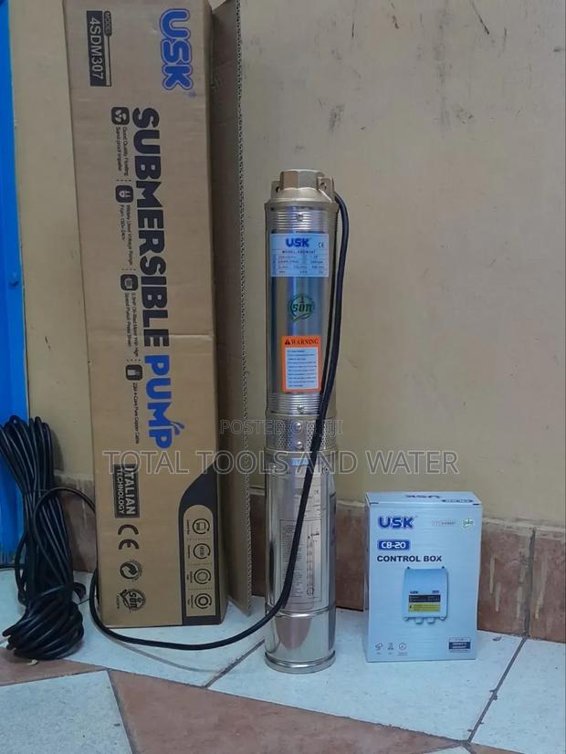 Italian Standard Submersible Water Pump 0.5hp 23m Cable