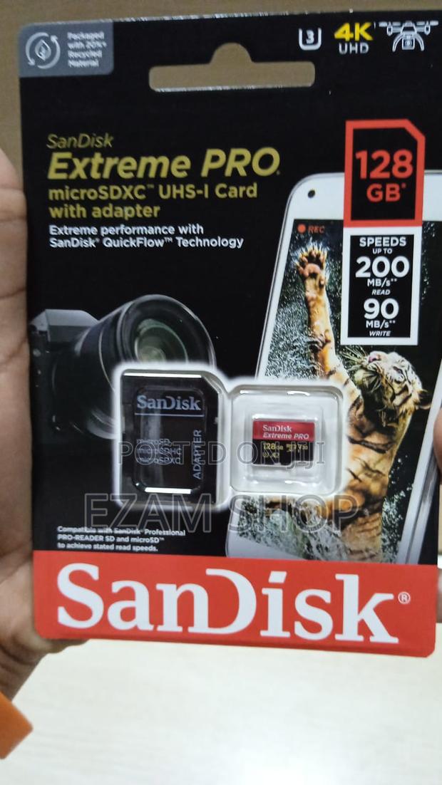 Sandisk Extreme Pro Microsdxc'' Uhs-I Card With Adapter - main view
