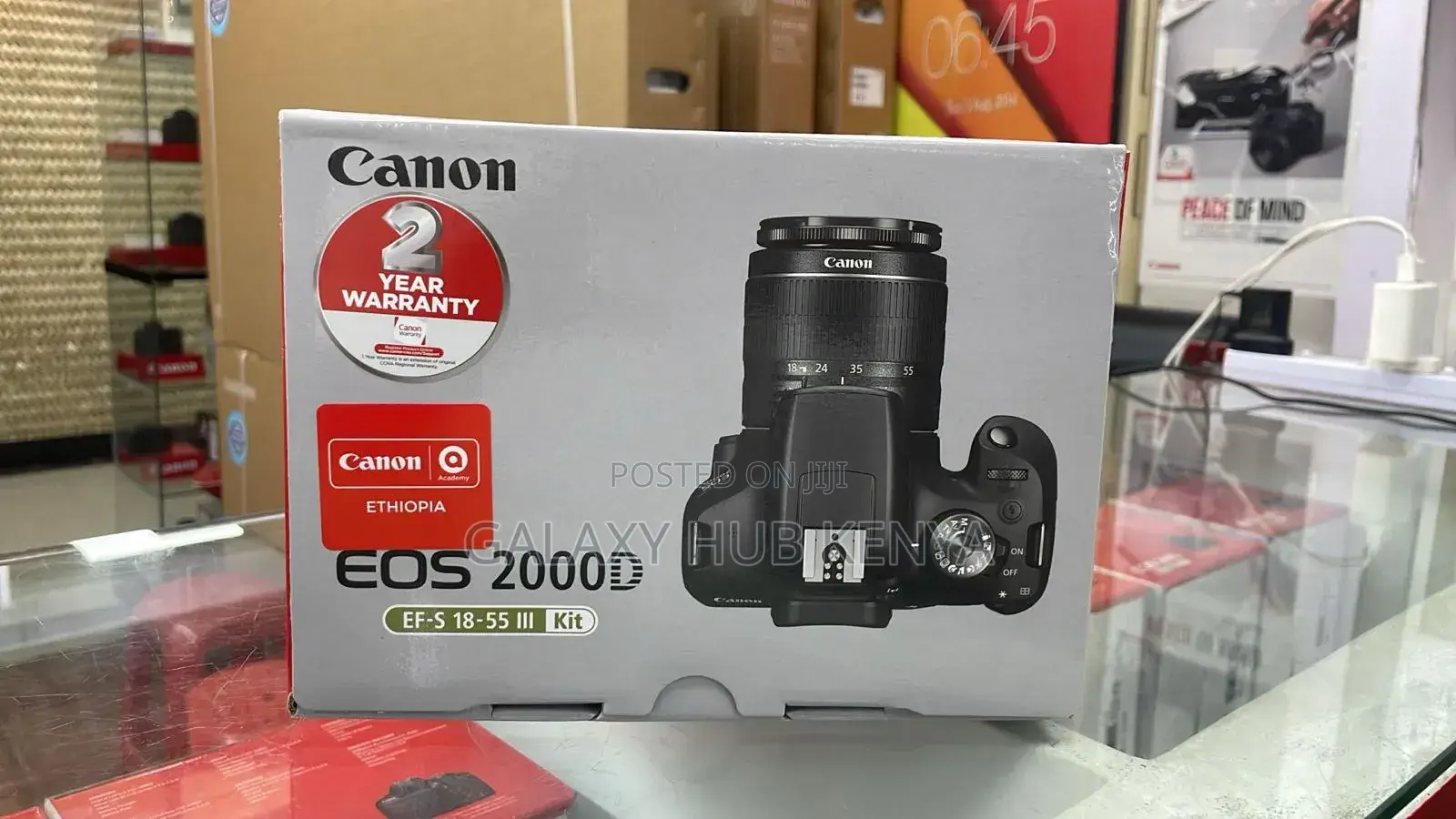 Canon Eos 2000d DSLR Camera and Ef-S 18-55 Mm Lens
