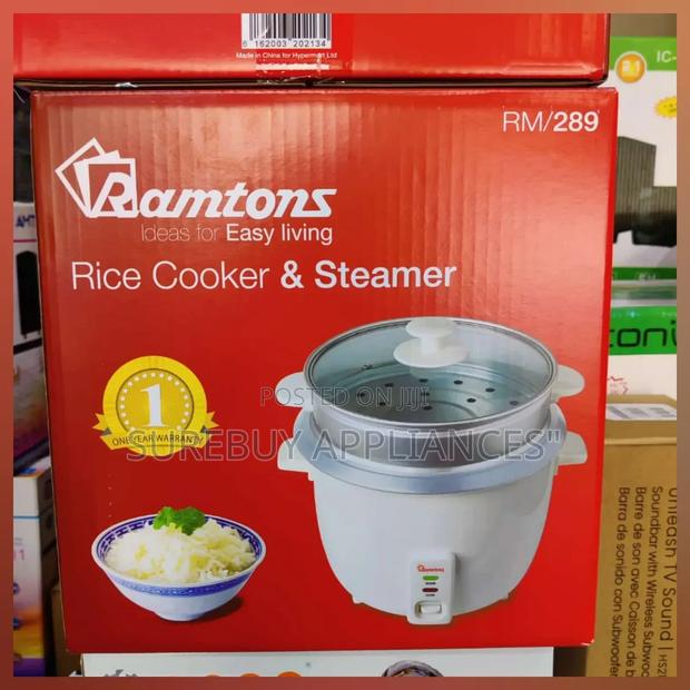 Ramtons Rm/290 2.8l Rice Cooker + Steamer