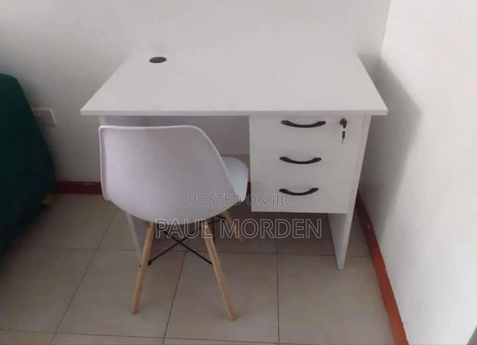 0.9m Office Table Set