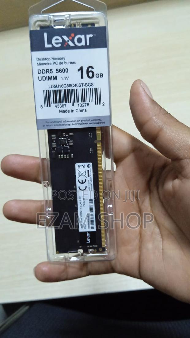 Lexar Desktop Memory Ddr5 5600 Udimm 16gb