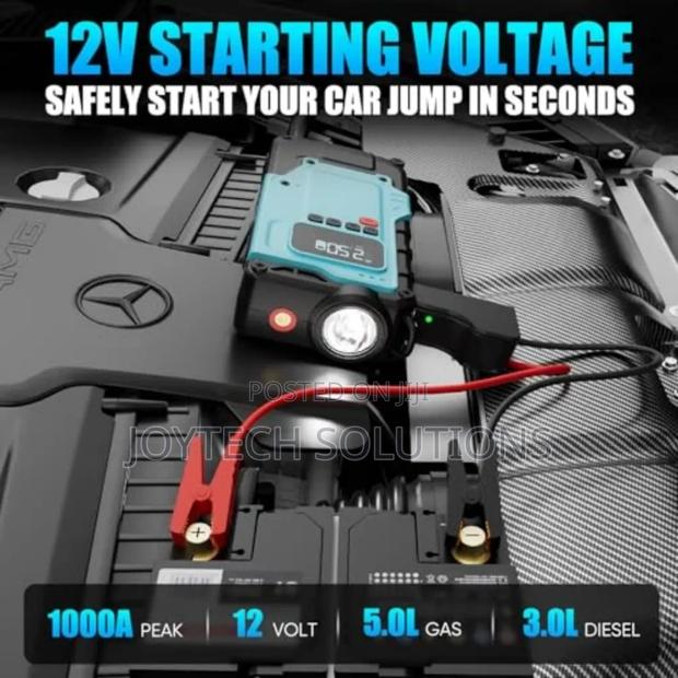 Motorcycle Jumpstater With Air Pump And Power Bank Charger