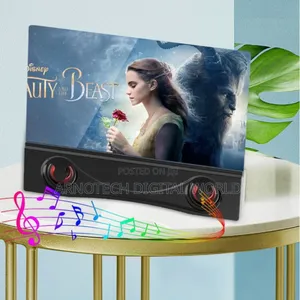 10" Hd Curved Phone Screen Amplifier With Bluetooth Speaker
