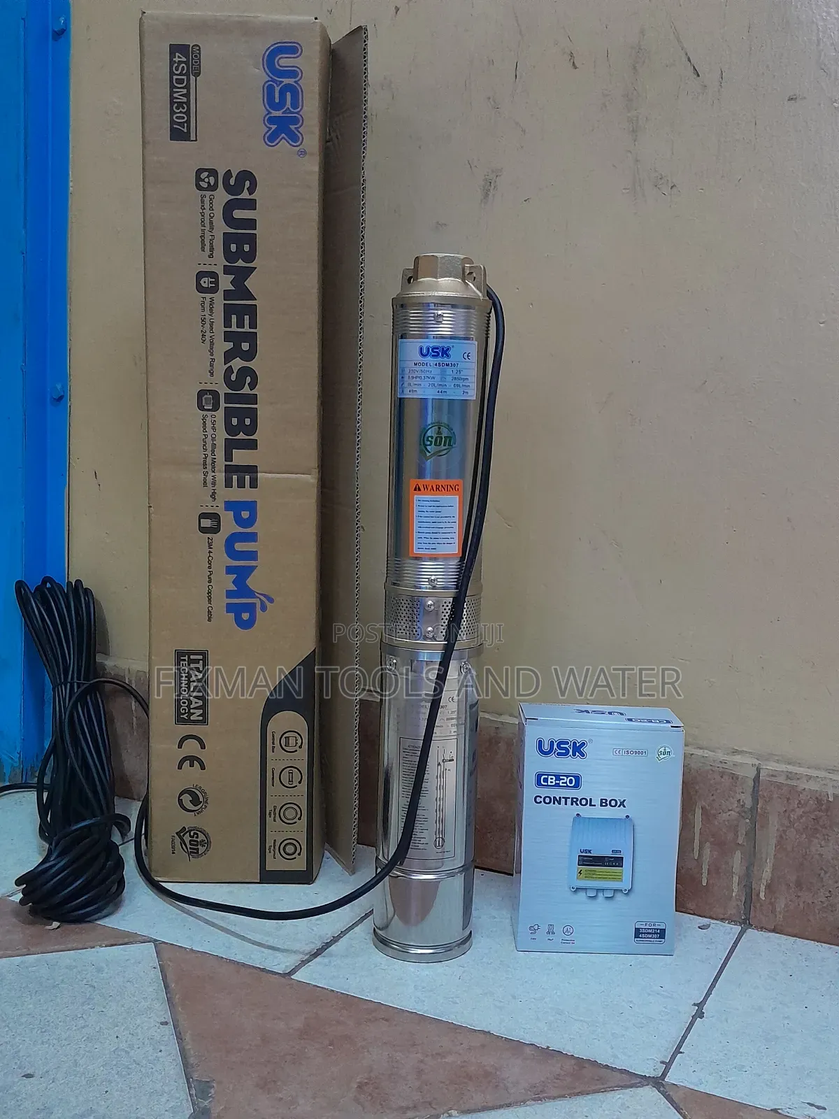 Aqua Supply Usk Water Pump 0.5 Hp With Control Box