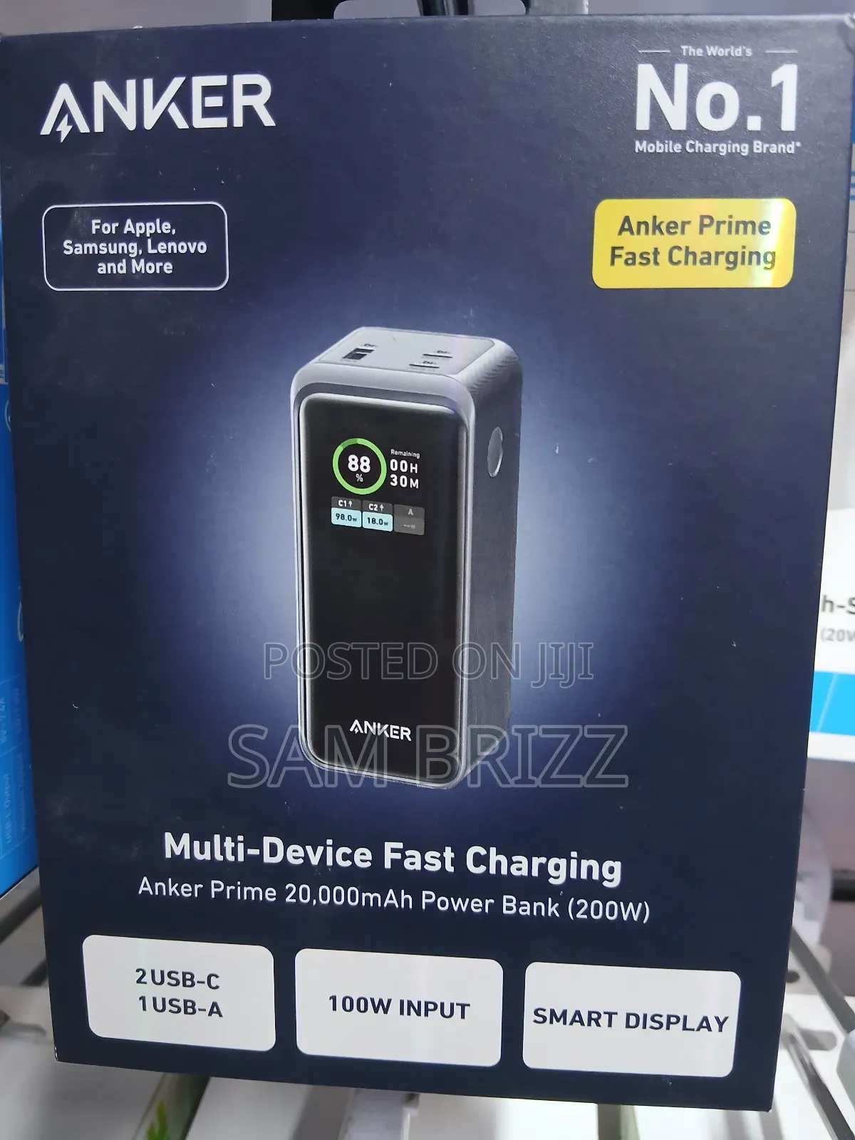 Anker Prime 20000mah Powerbank(200w)