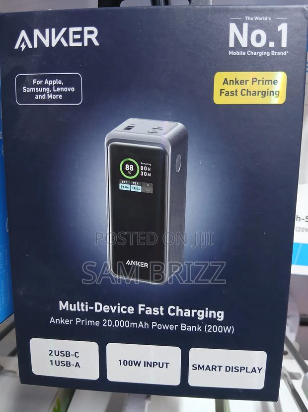 Anker Prime 20000mah Powerbank(200w) - main view