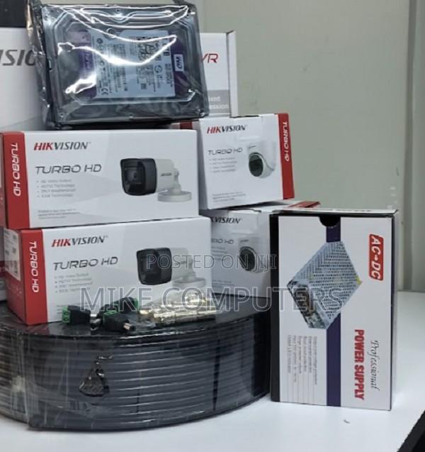 4 Cameras CCTV Hikvision 4-Ch Dome