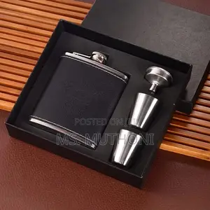 Jack Daniel's Branded Whiskey Flask Steel Tot Glasses*