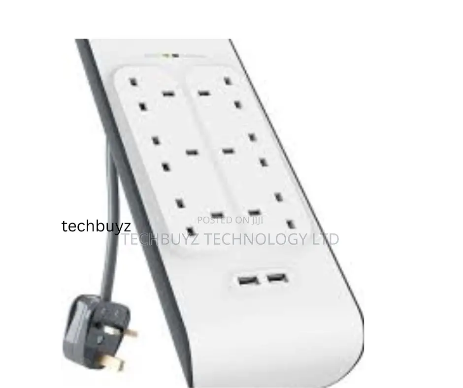 Belkin 6-Outlet Surge Protector Strip 2.4 Amp 2xusb Charging
