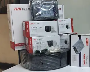 Four CCTV Complete Camera Hik With Night Vision
