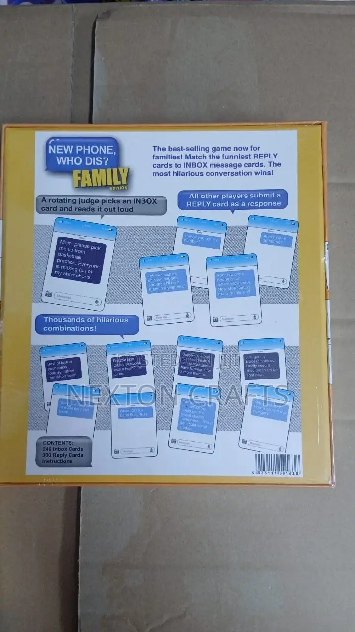 New Phone Who Dis Family Edition Game