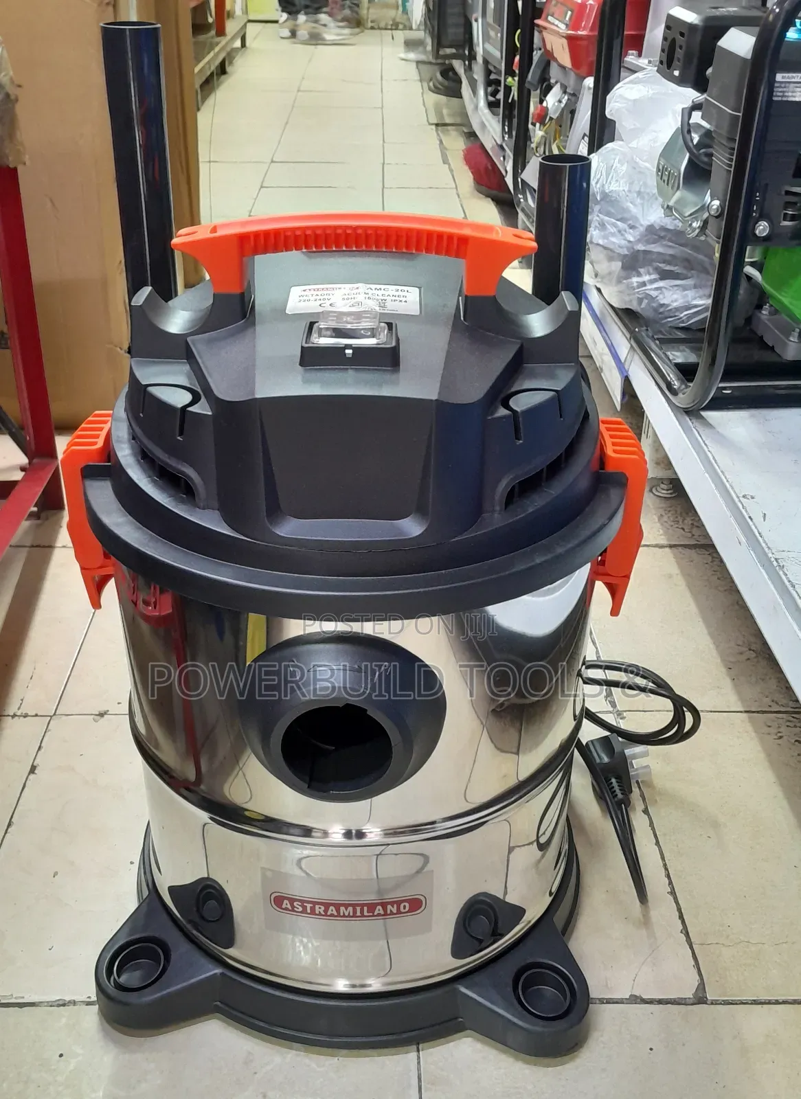 Astramilano 20l Wet and Dry Vacuum Cleaner