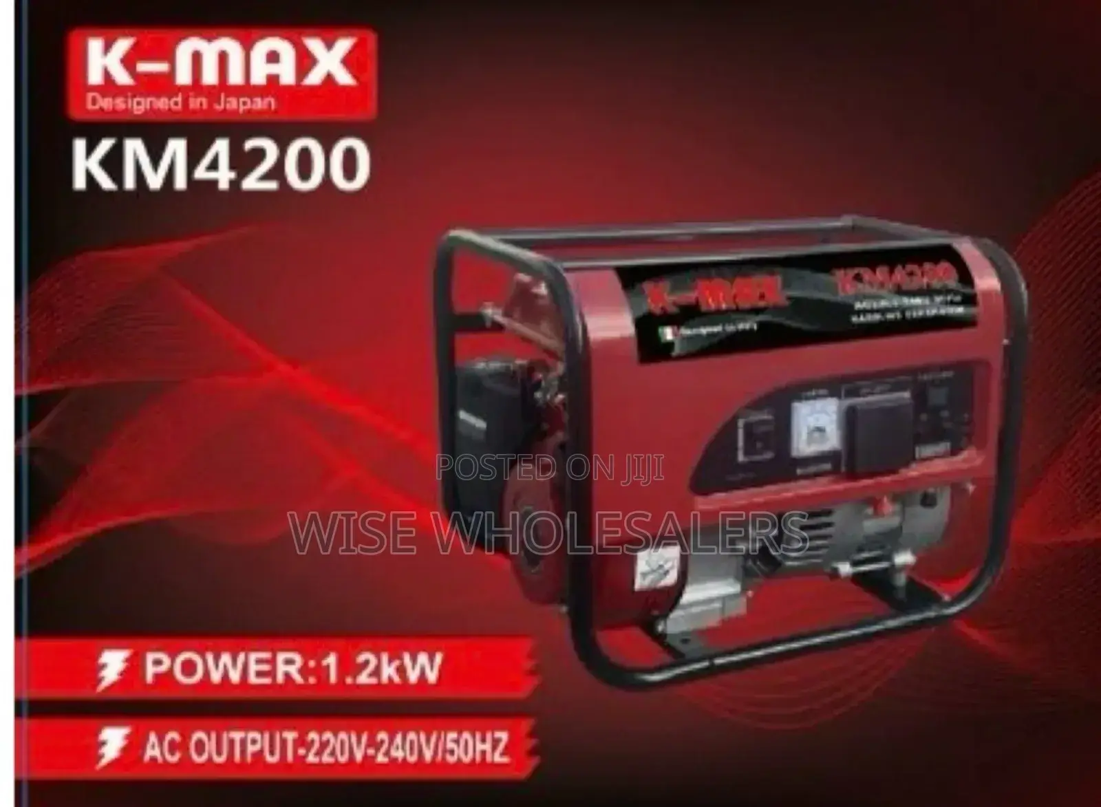 Kmax Km4200 1.2kw Generator Normal Start