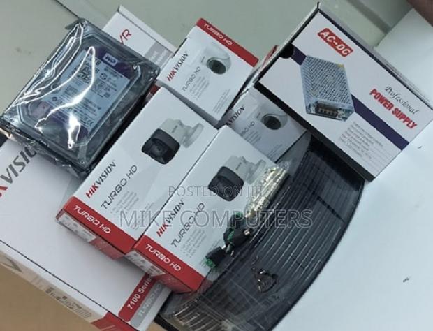 4 CCTV Cameras Modernized Complete Kit Exellent - main view