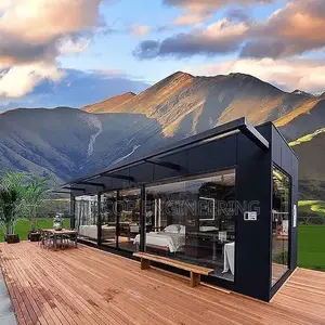 40ft Container House Blending Indoors Out