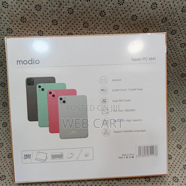 Modio M41 10.1" Android Tablet – 1tb Storage, 16gb