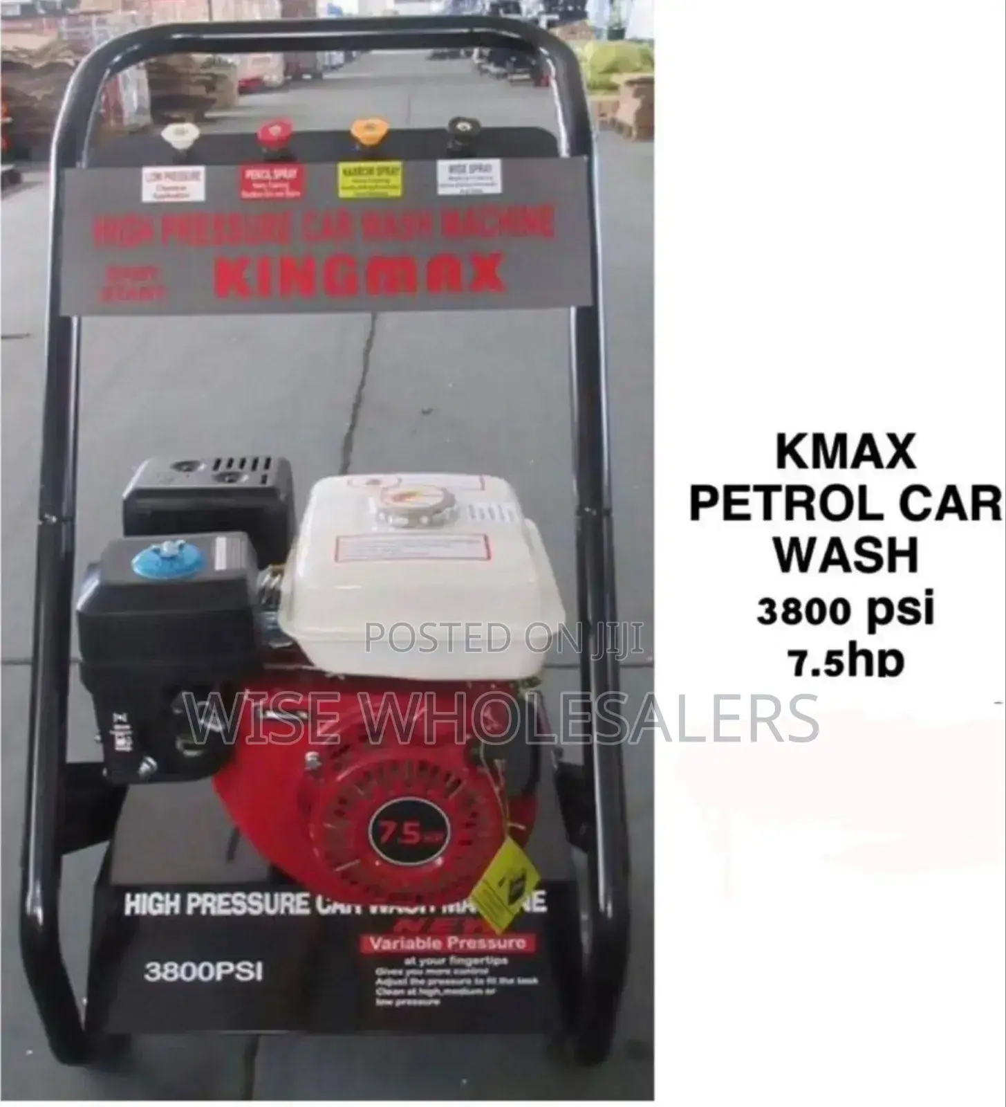 Kmax Car Wash Machine 7.5hp 3800psi Now Available