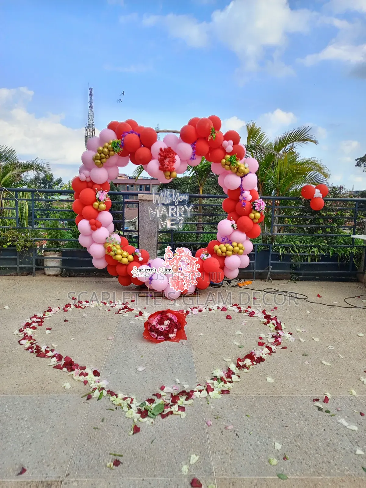 Wedding Engagement/Proposal Decoration Services