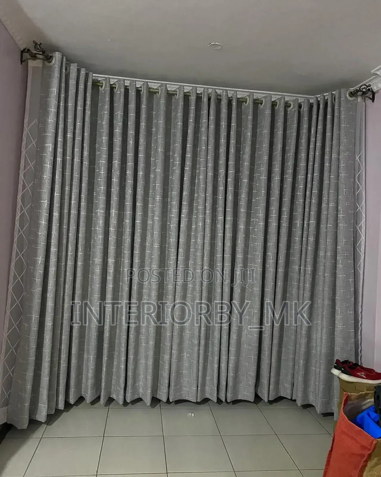 Luxury Grey Drapes