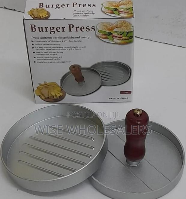 *❇Burger Press Maker*
✅ Material: Alluminium