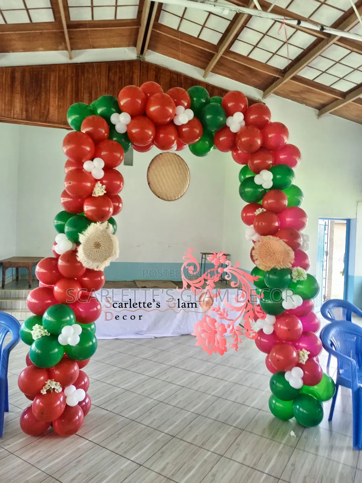 Simple Balloon Garland Decor for Birthdays, Graduations Etc.
