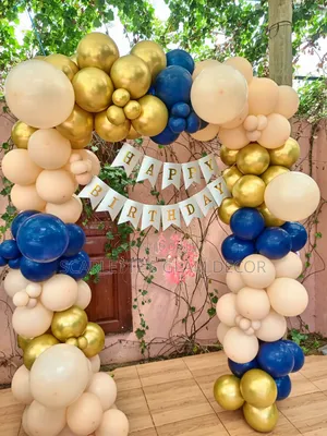 Simple Balloon Garland Decor for Birthdays, Graduations Etc.