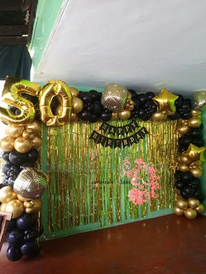 Simple Balloon Garland Decor for Birthdays, Graduations Etc.