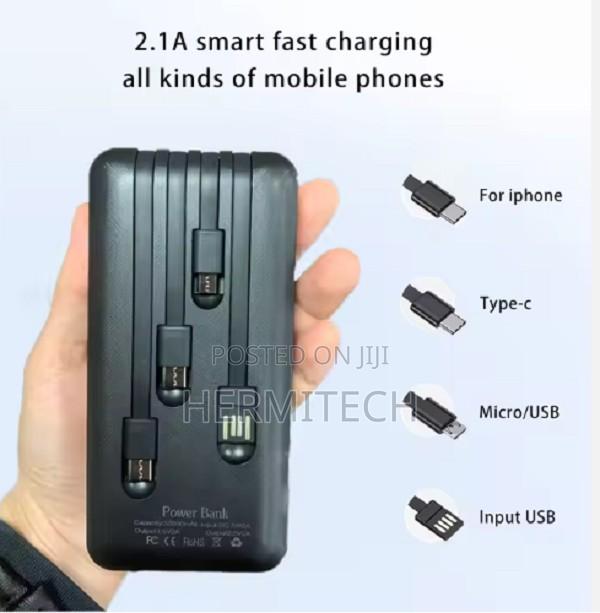 Power Bank 20000 Mah 4 Built in Cables - thumbnail 2