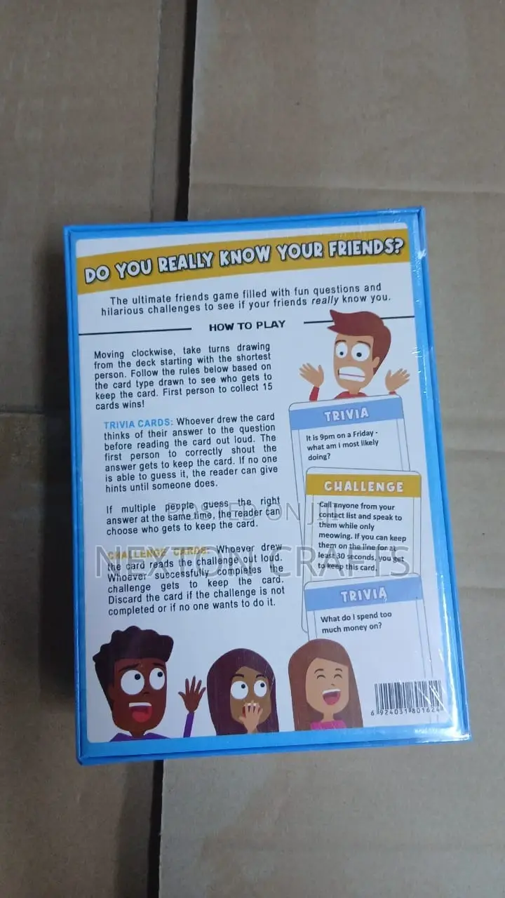 Do You Really Know Your Friends? Game