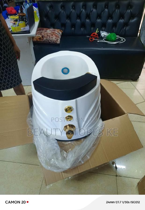 White Gold Fiber Footbath Massage Machine