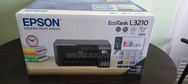 L3210 With Original Epson Ink Bottles Usb Printer