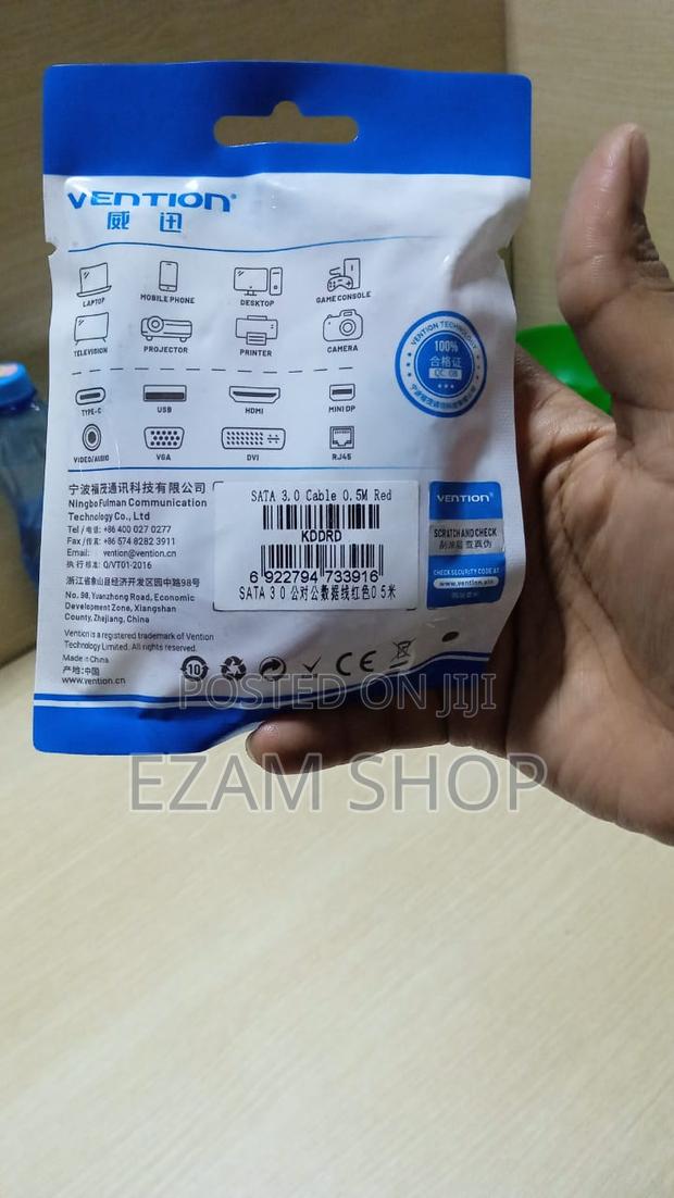 Vention Sata 3.0 Cable 0.5m Red KDDRD - thumbnail 2