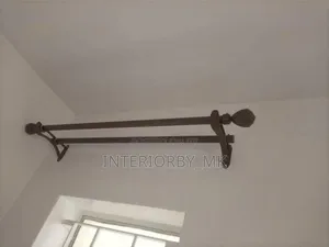 Stylish Black Curtain Rods