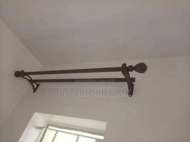 Stylish Black Curtain Rods