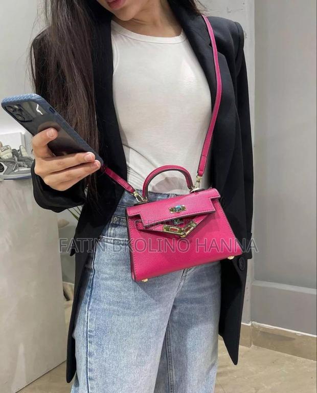 Pink Mini Kelly Bag - main view