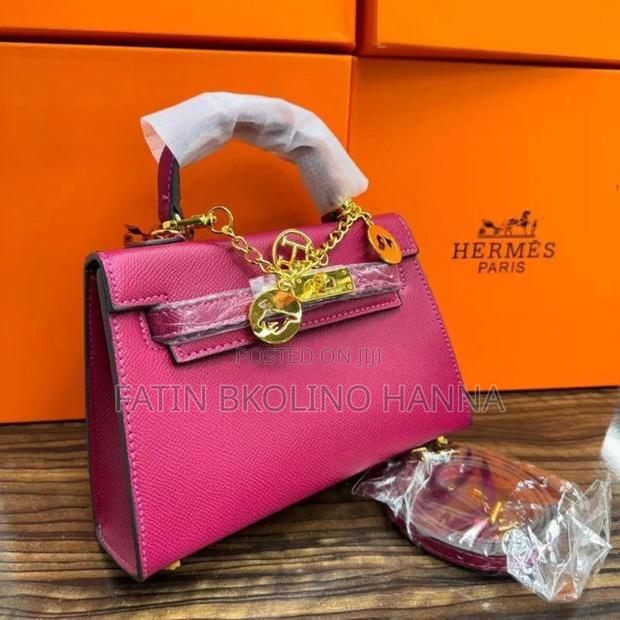 Pink Mini Kelly Bag - thumbnail 3