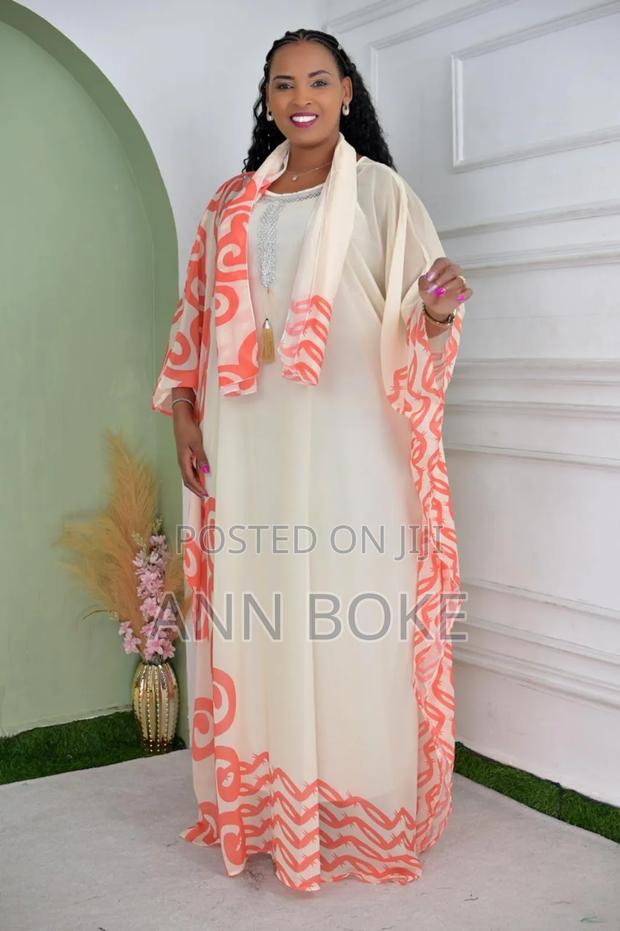 Fully Restocked 
Shiffon Abaya 
Comes With Inner Dres’S - thumbnail 2