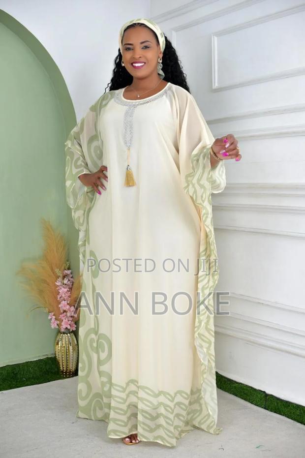 Fully Restocked 
Shiffon Abaya 
Comes With Inner Dres’S - thumbnail 5