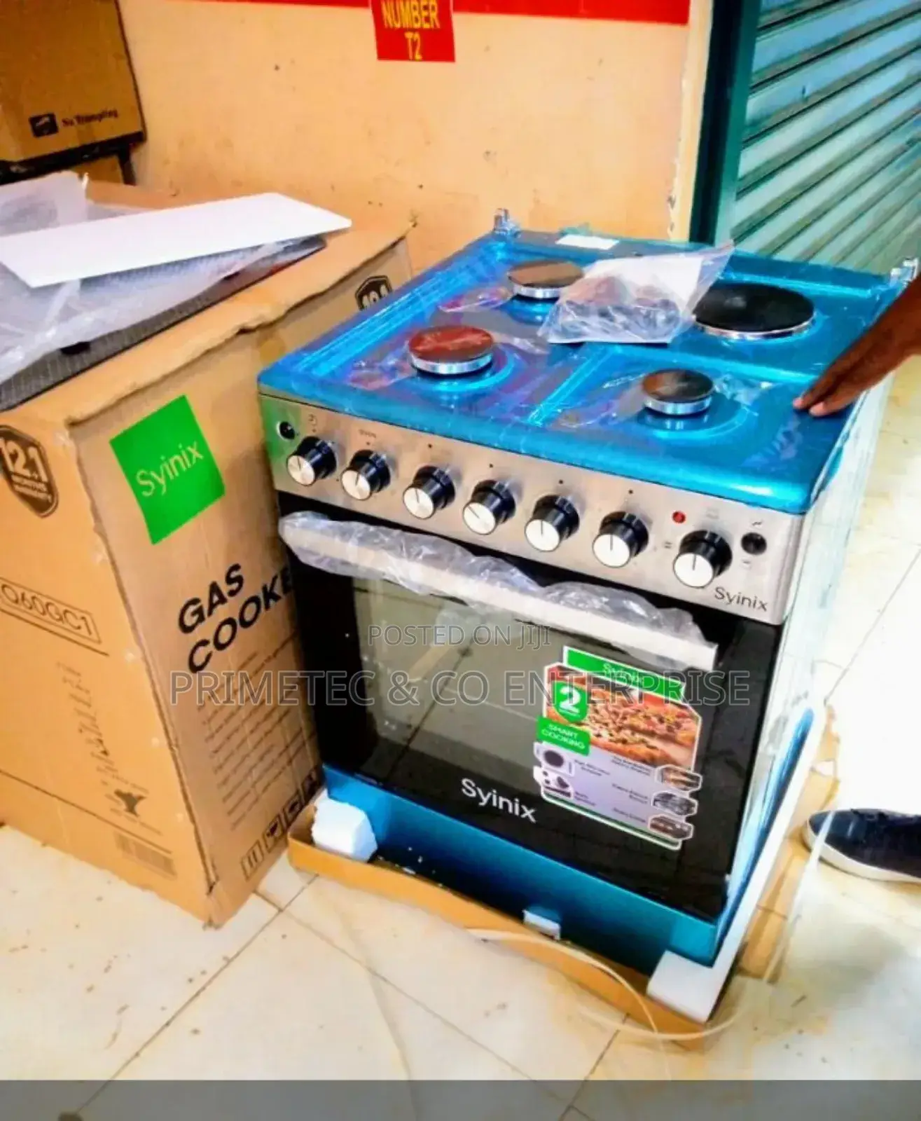 Syinix 60by 60 3+1 With Electric Oven