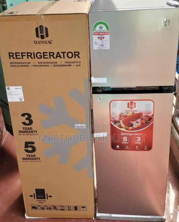 Hanmac 173litres Double Door Fridge - main view