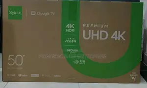 Syinix 50inch Google Tv
Premium Uhd4k(Hdr)