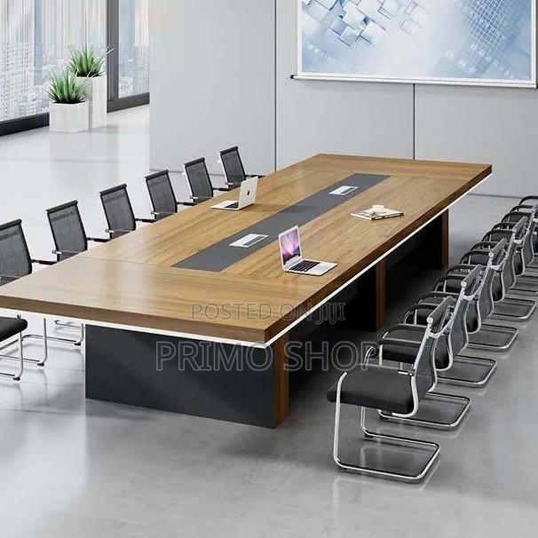 Office Table; Polished Low-Maintenance Boardroom Table - main view
