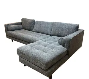 Chic Dark Grey L Sofa
