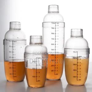 700/1000ml Clear Juice Shaker With Scale Line Cup - thumbnail 2