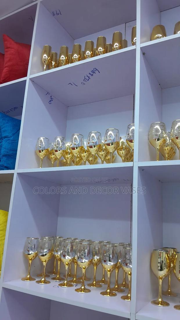 Gold Wine Glasses - main view