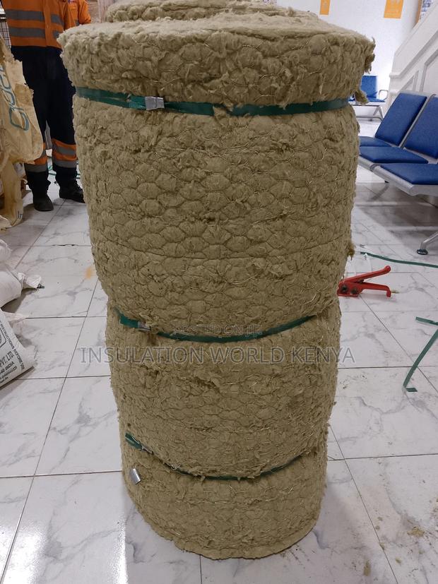 Rockwool Insulation Blanket With Wiremesh 3m×1m×100mm - thumbnail 2