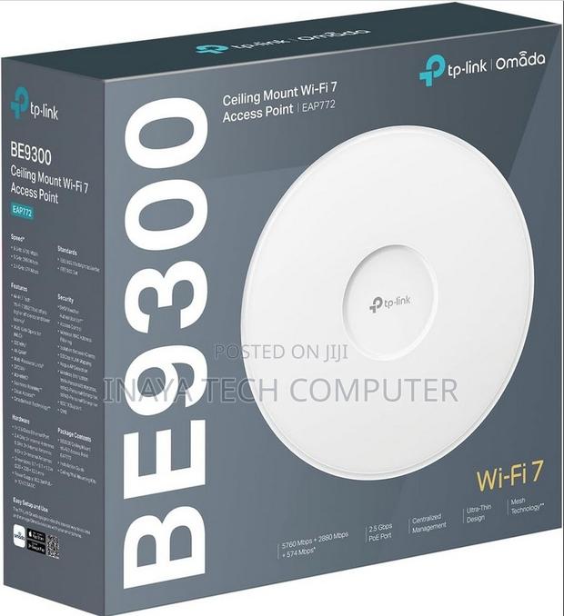 Tp-Link Be9300 Ceiling Mount Wi-Fi 7 Access Point Eap773 - main view